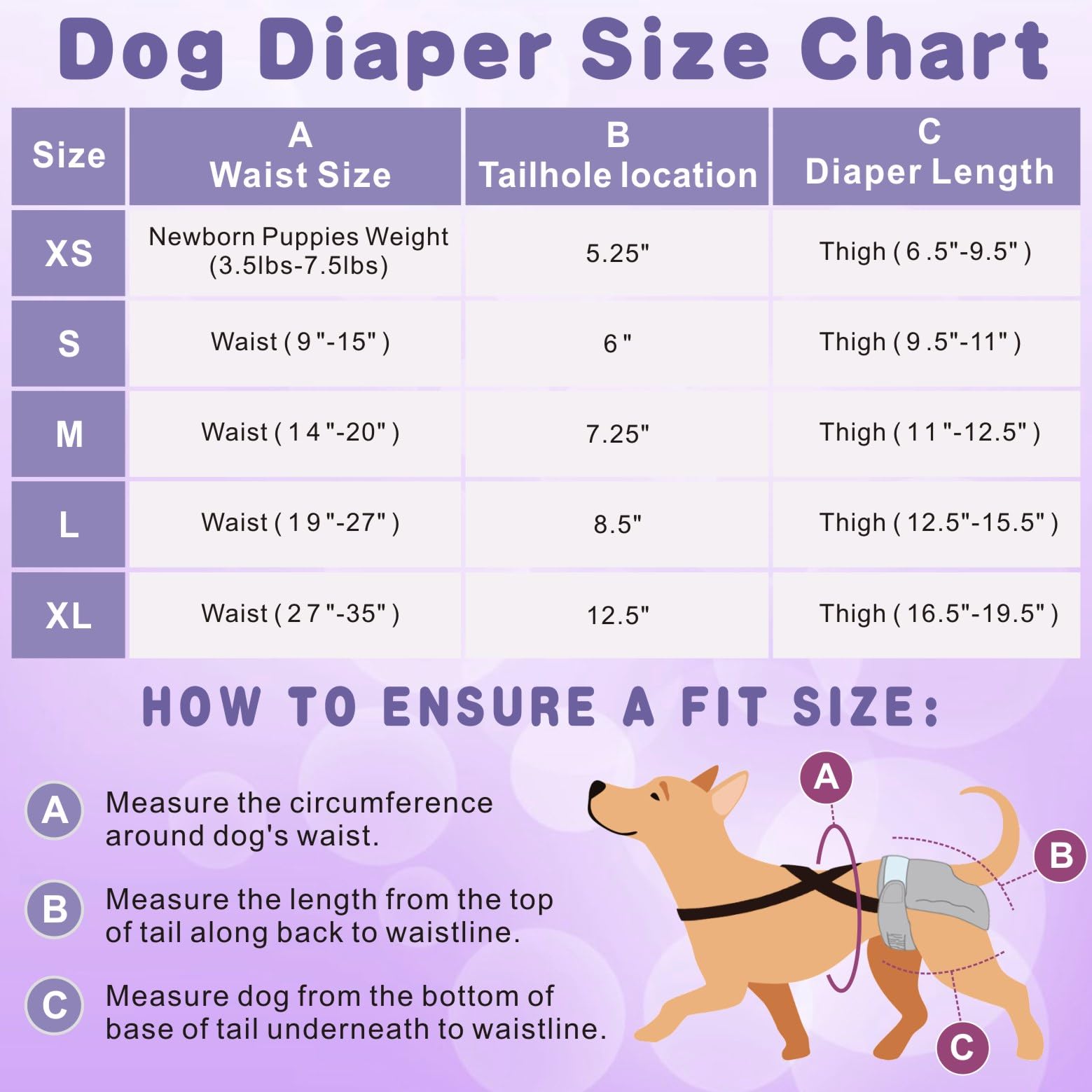 Idepet pañales para perro hembra, capa absorbente interior para mayor absorción