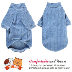 Idepet pijama de algodón para gatos y perros pequeños, suave para dormir.
