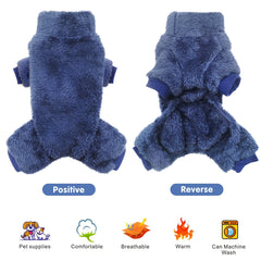 Idepet pijama para perro barriga abierta, fácil de vestir.