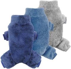 Idepet pijama para perro frente, cómodo y cálido para días fríos.