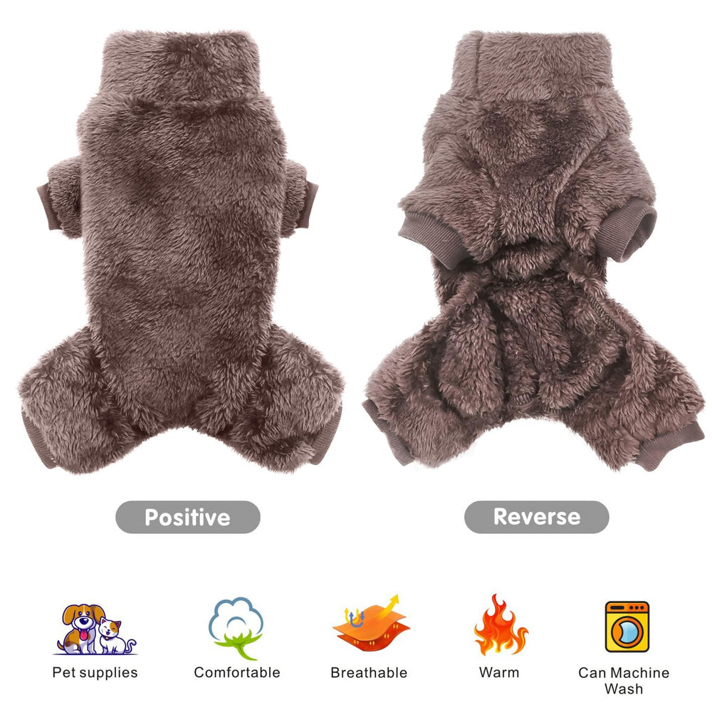 Idepet Velvet Pijamas para mascota, fácil de poner y quitar.
