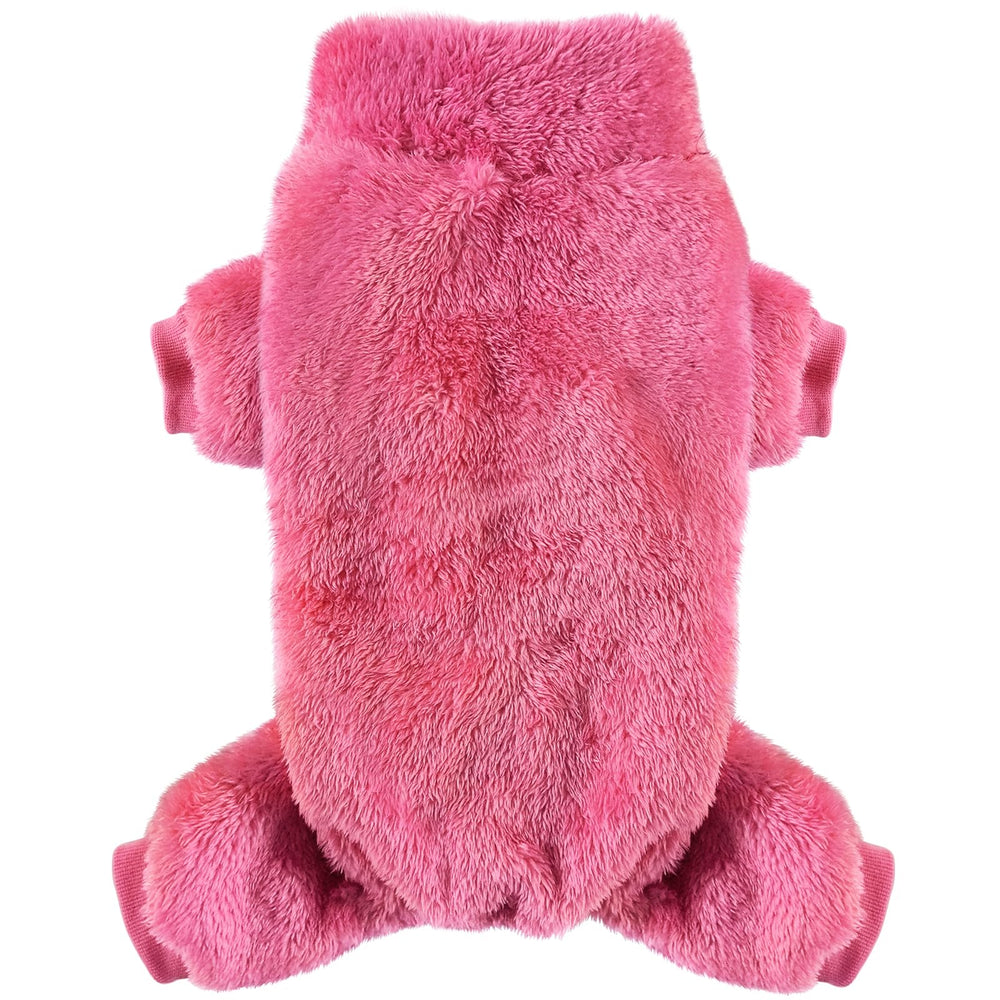 Idepet pijamas Velvet para perros, vista frontal, ideal para abrigar en climas fríos
