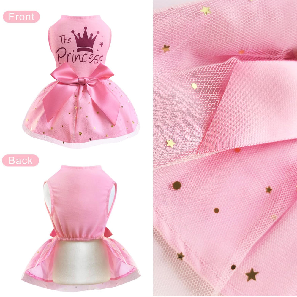 Idepet vestido con lazo decorativo, añade encanto para celebraciones y salidas.