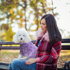 Idepet sudadera cuello alto, primer plano del cuello y calor extra.