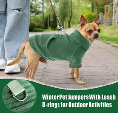 Idepet sudadera polar bolsillo trasero: espacio para snacks y objetos pequeños.