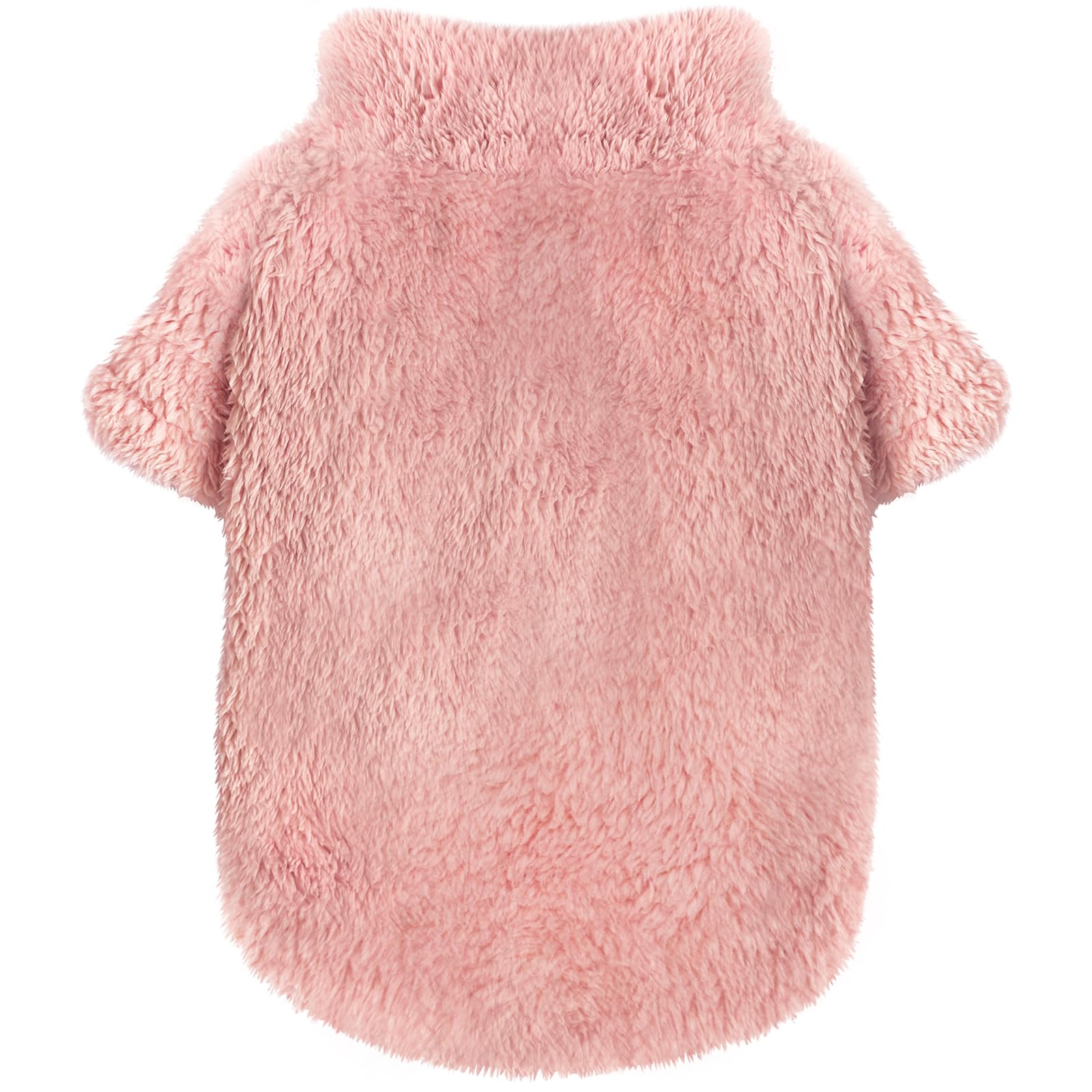 Idepet suéter peluche para cachorro con forro polar, ideal para paseos fríos.