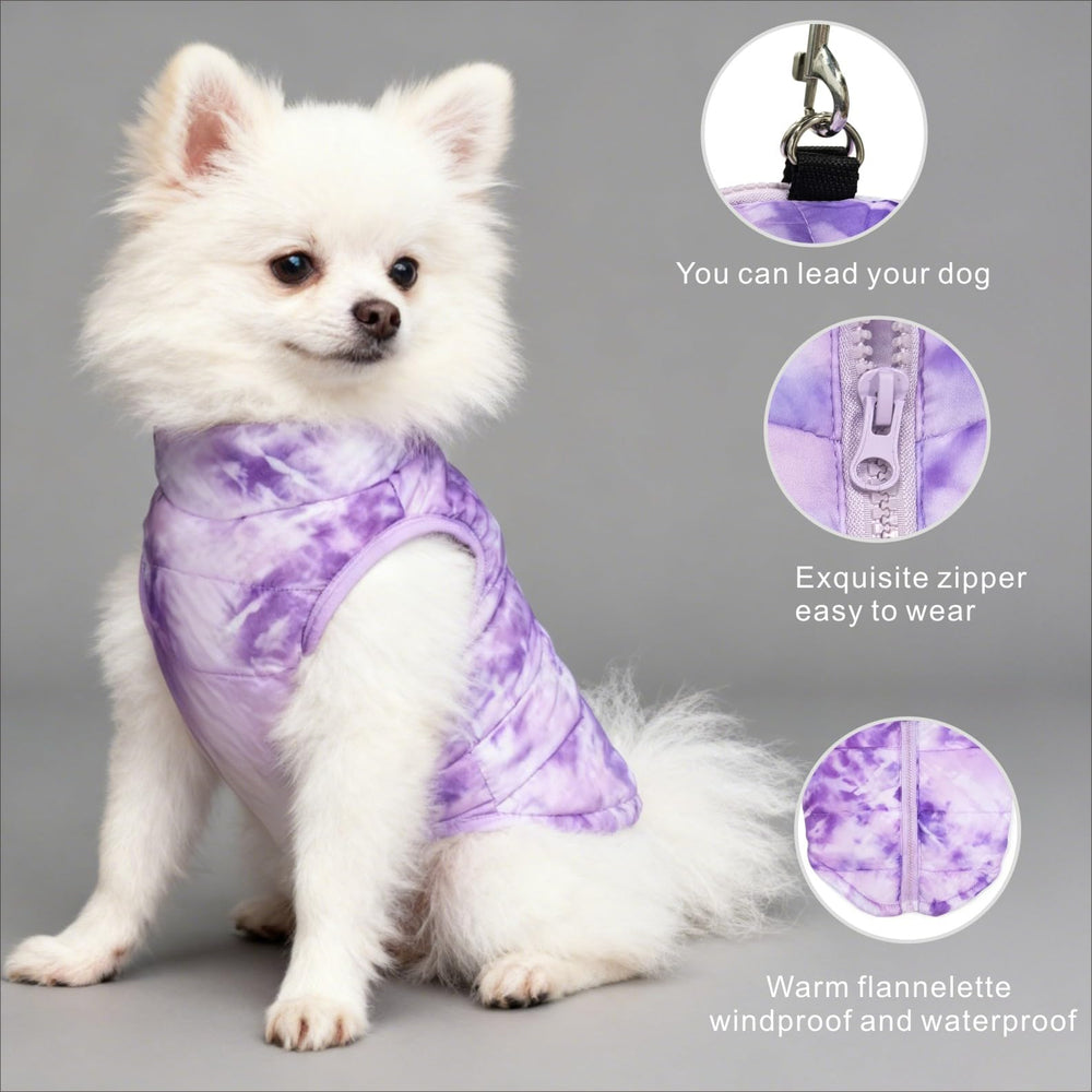 Idepet vest patchwork colorido para perros y gatos pequeños