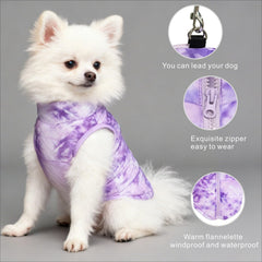 Idepet vest patchwork colorido para perros y gatos pequeños