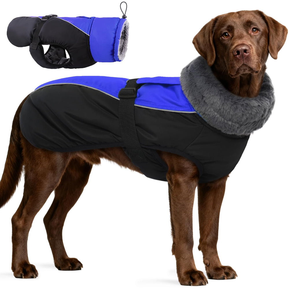 IDOMIK chaqueta de invierno para perros con exterior resistente al agua, ideal para la lluvia