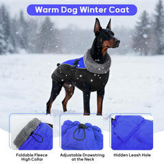 IDOMIK chaqueta para perros con cuello alto ajustable para mayor protección