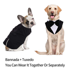 IDOMIK Esmoquin para perro: lazo decorativo perfecto para bodas y fiestas.