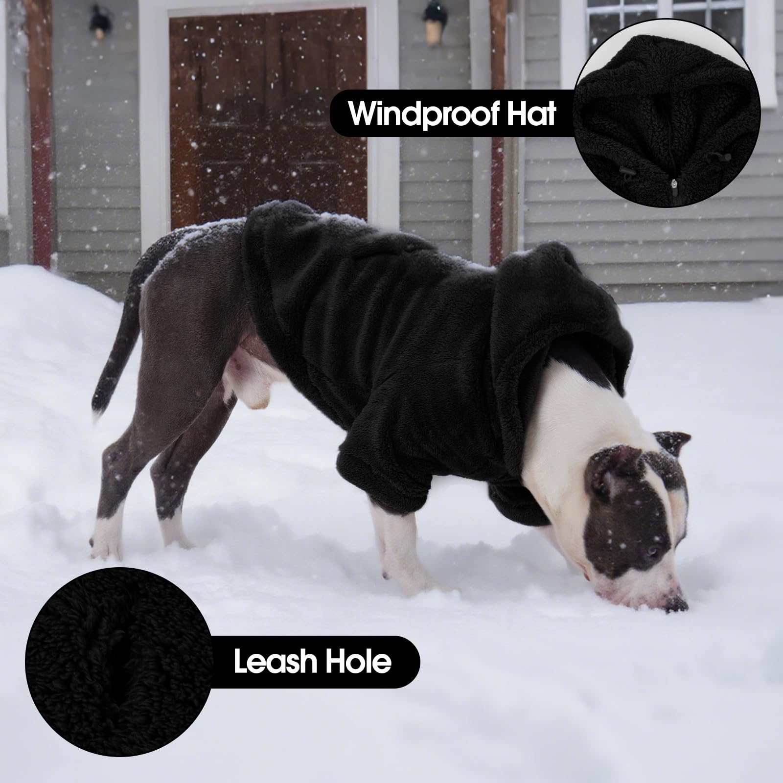 IDOMIK sudadera para perro con ajuste de cuerda, talla cómoda asegurada.