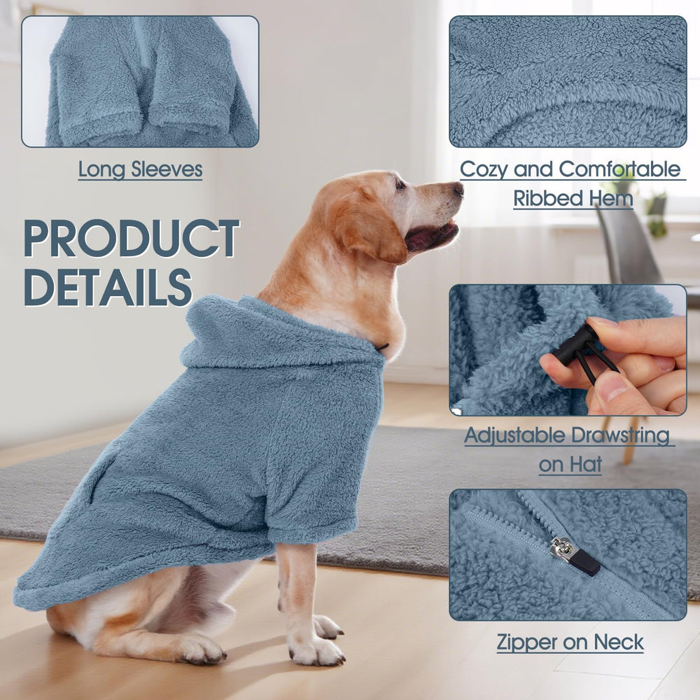 IDOMIK sudadera para perro agujero arnés: paseo más seguro con sujeción directa