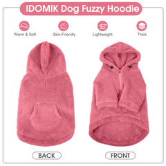 IDOMIK sudadera con bolsillo trasero para snacks y accesorios