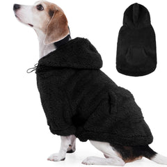 IDOMIK sudadera para perro con capucha ajustable, abrigo cómodo.