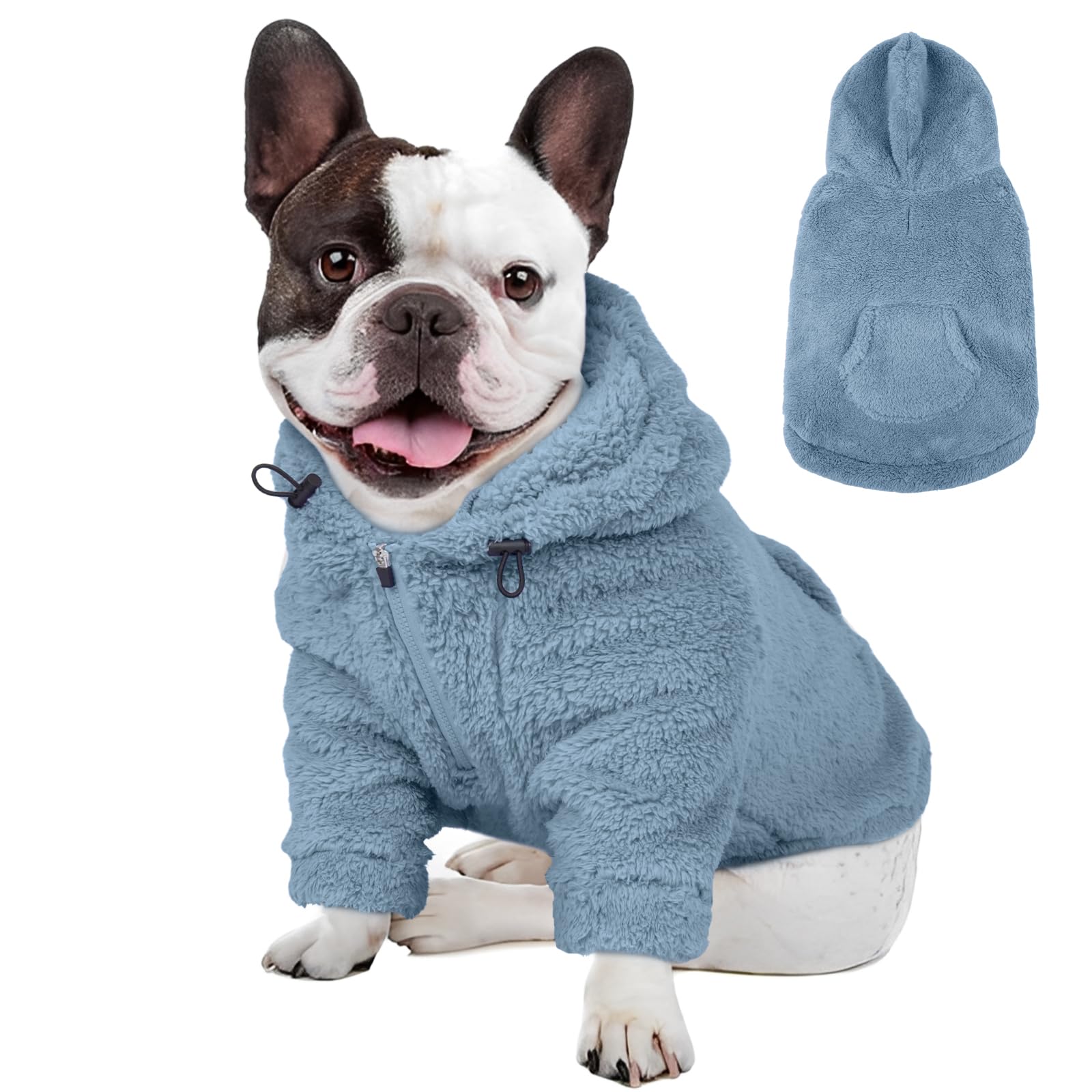 IDOMIK sudadera para perro capucha ajustable: mantiene el cuello calentito sin incomodar
