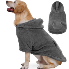 IDOMIK sudadera para perro capucha ajustable brinda ajuste cómodo en paseos fríos
