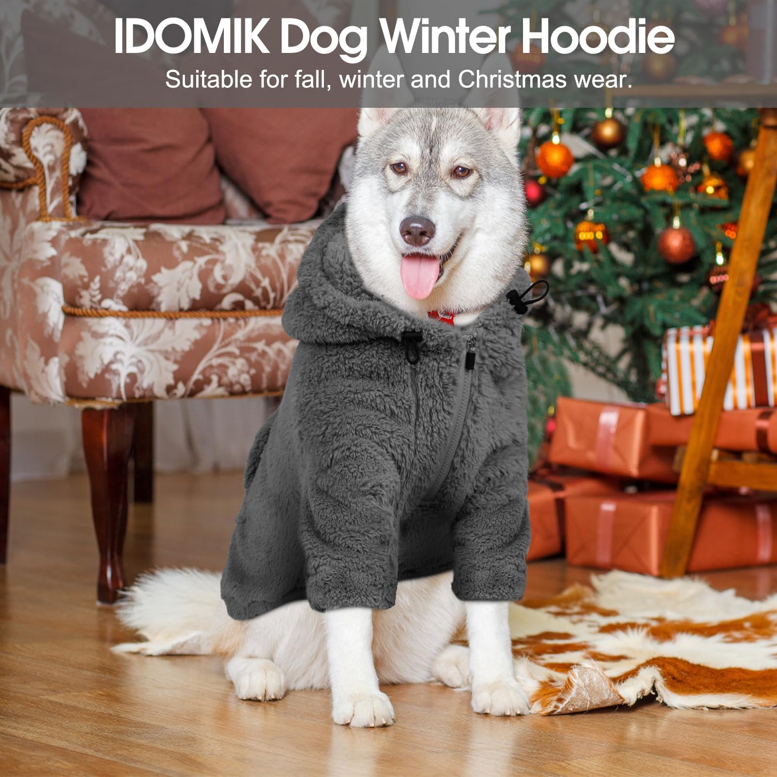IDOMIK uso exterior de invierno para perros
