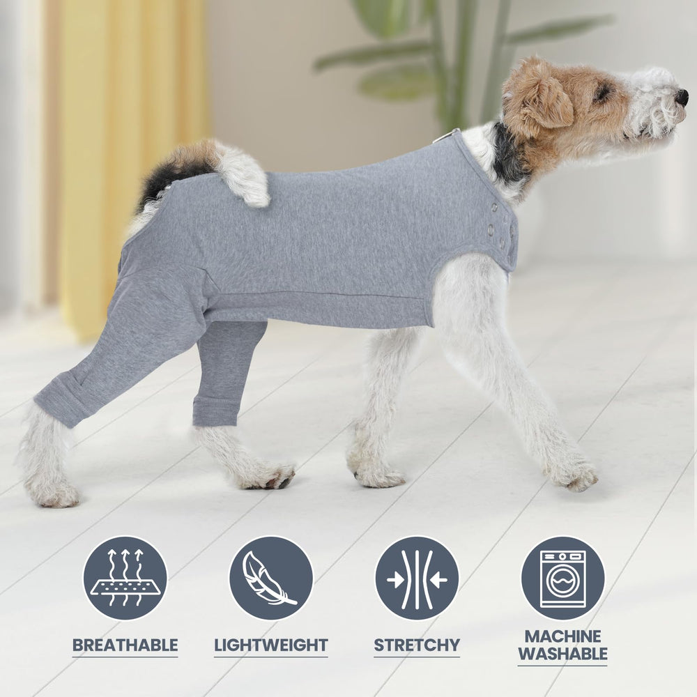 Guía de tallas del traje IDOMIK para perro, desde S a 3XL.