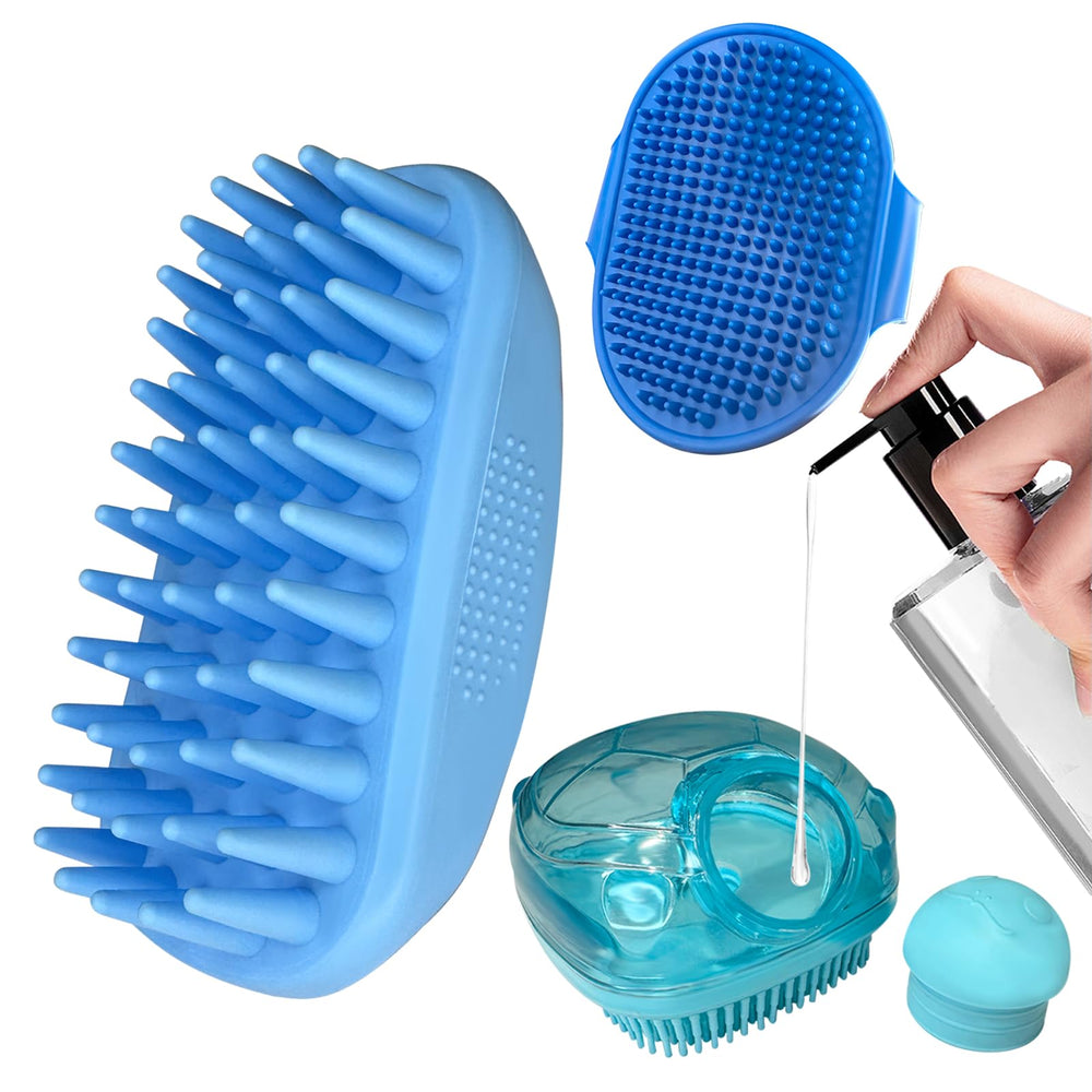 IDQQUQQ 3Piezas cepillos baño perro, experiencia suave y espuma abundante.
