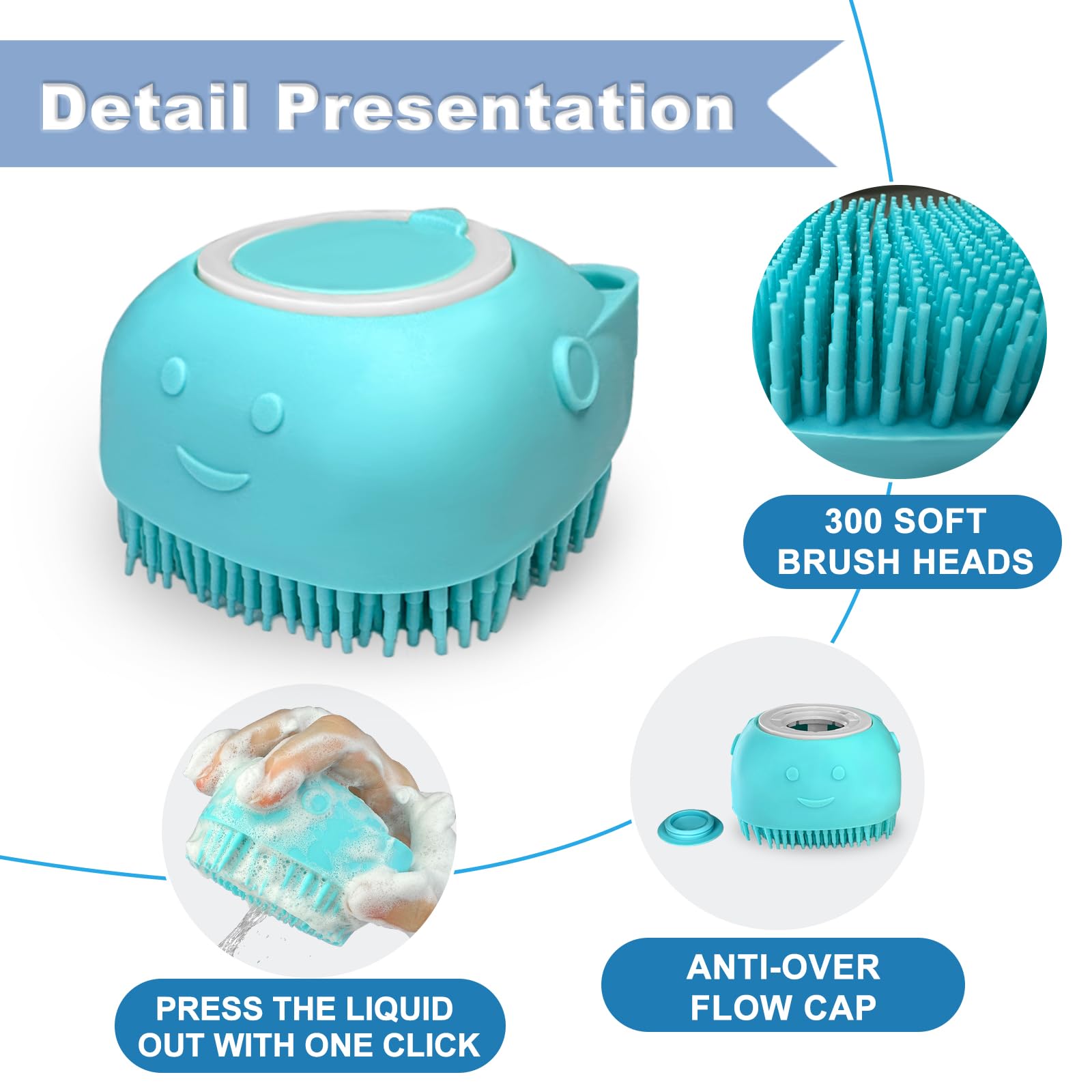 IDQQUQQ kit de baño multifuncional para mascotas y limpieza del hogar.