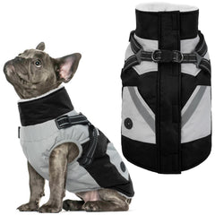 IECOii chaleco para perro con arnés integrado, vista frontal para paseos seguros.