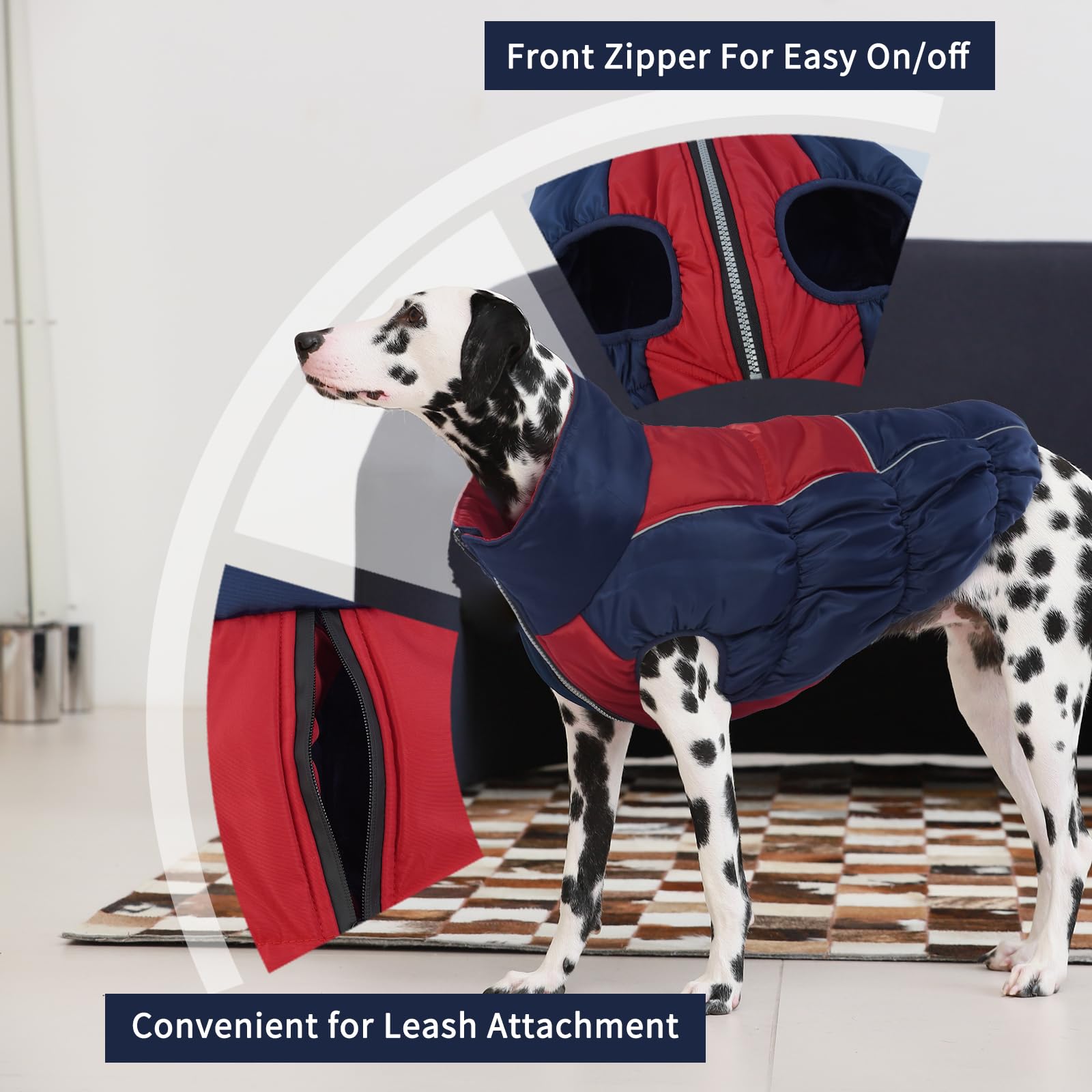 IECOii chaqueta para perro XXL forro polar suave que ofrece calor