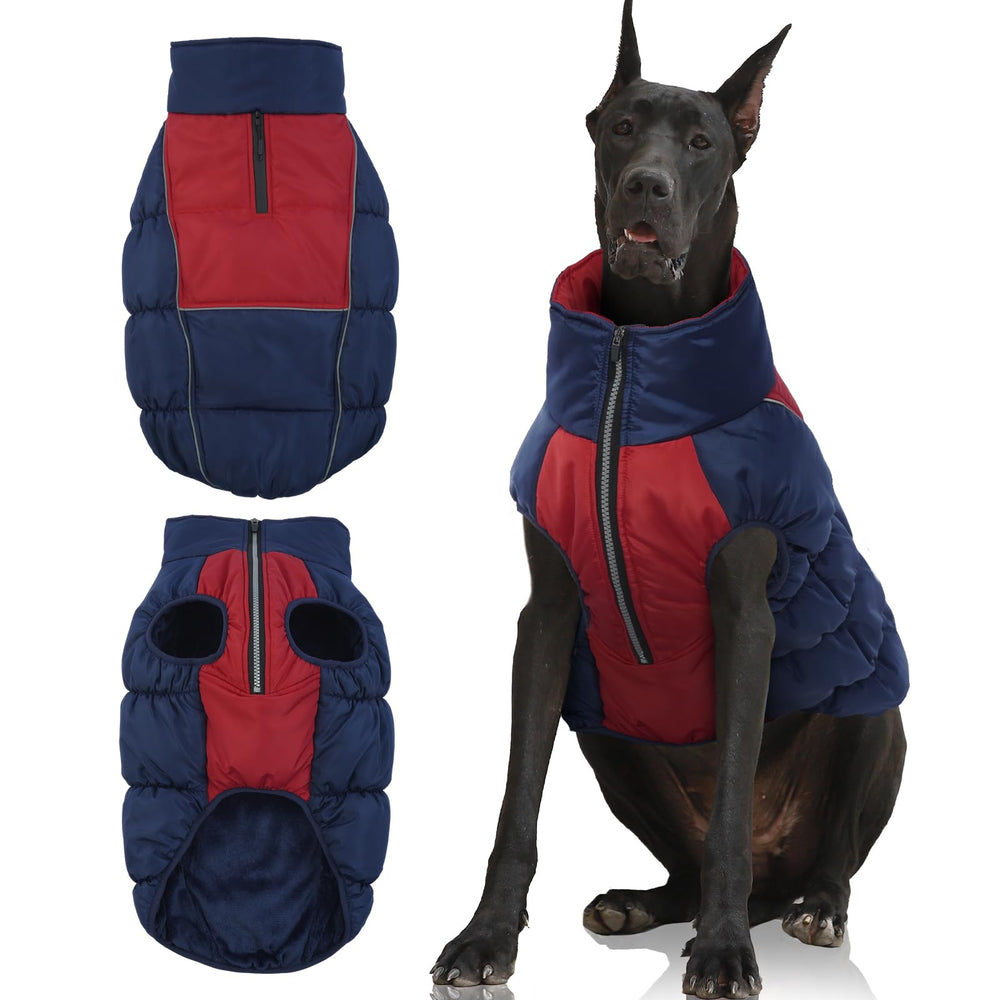 IECOii chaqueta para perro XXL vista frontal para ajuste cómodo en caminatas