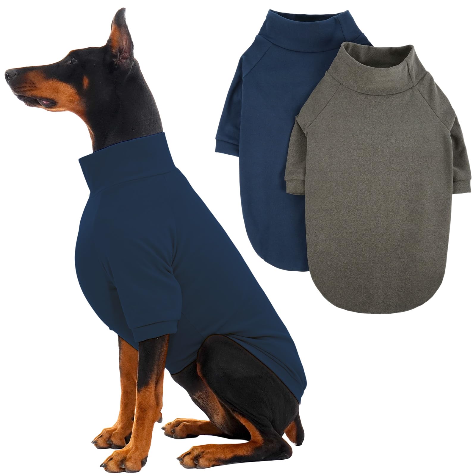 IECOii doble pack sudadera XXL para perro, ajuste cómodo para caminatas