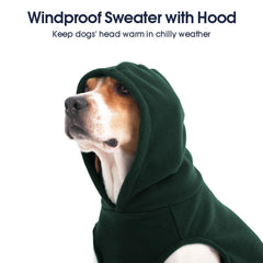 IECOii Dog Hoodie capucha: mayor abrigo para días fríos.
