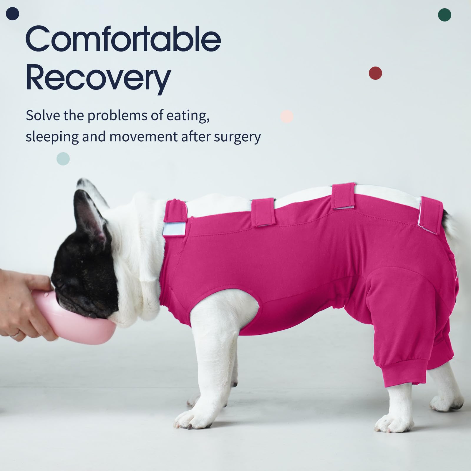 IECOii mono transpirable para perros, tejido suave y cómodo