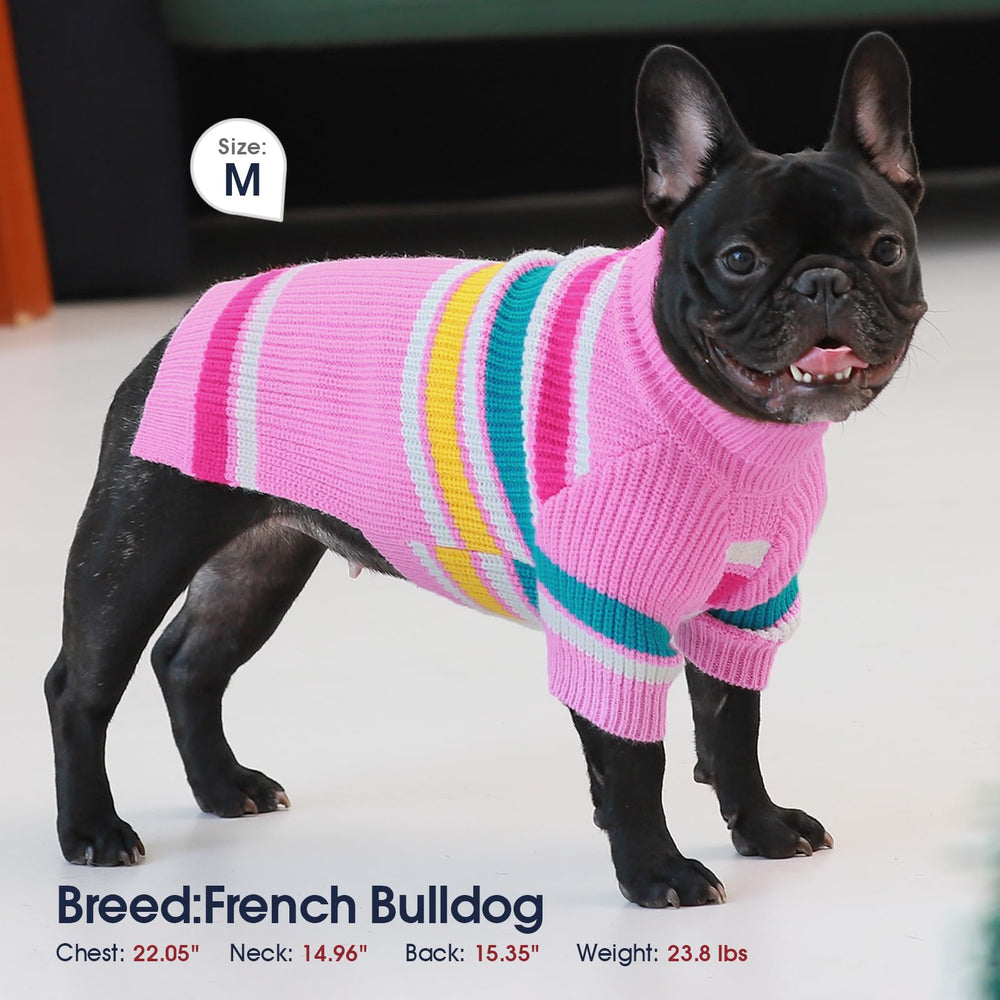 IECOii pulover para perro rosa, diseño fácil de colocar