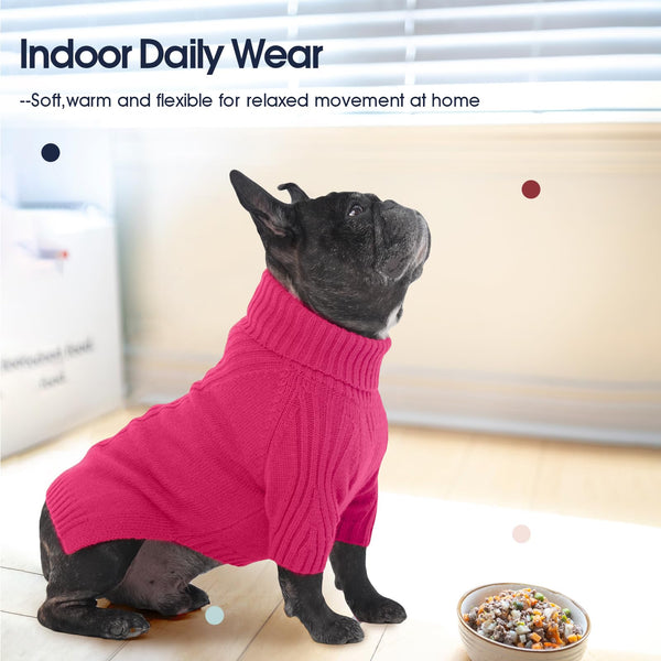 IECOii sudadera con mangas para dachshund, rosa rojo, diseño cómodo para paseos.