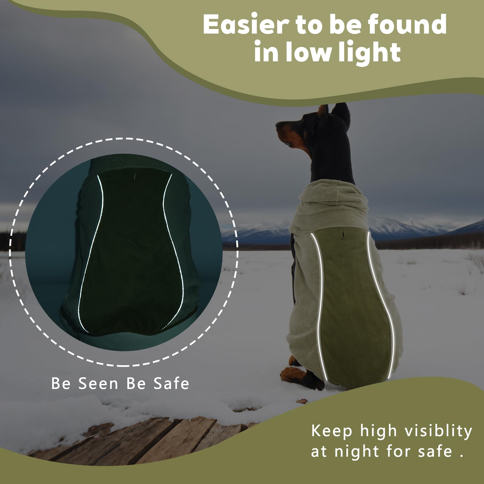 IECOii sudadera para gran-danés suave y duradera mantiene al perro cómodo en días fríos.