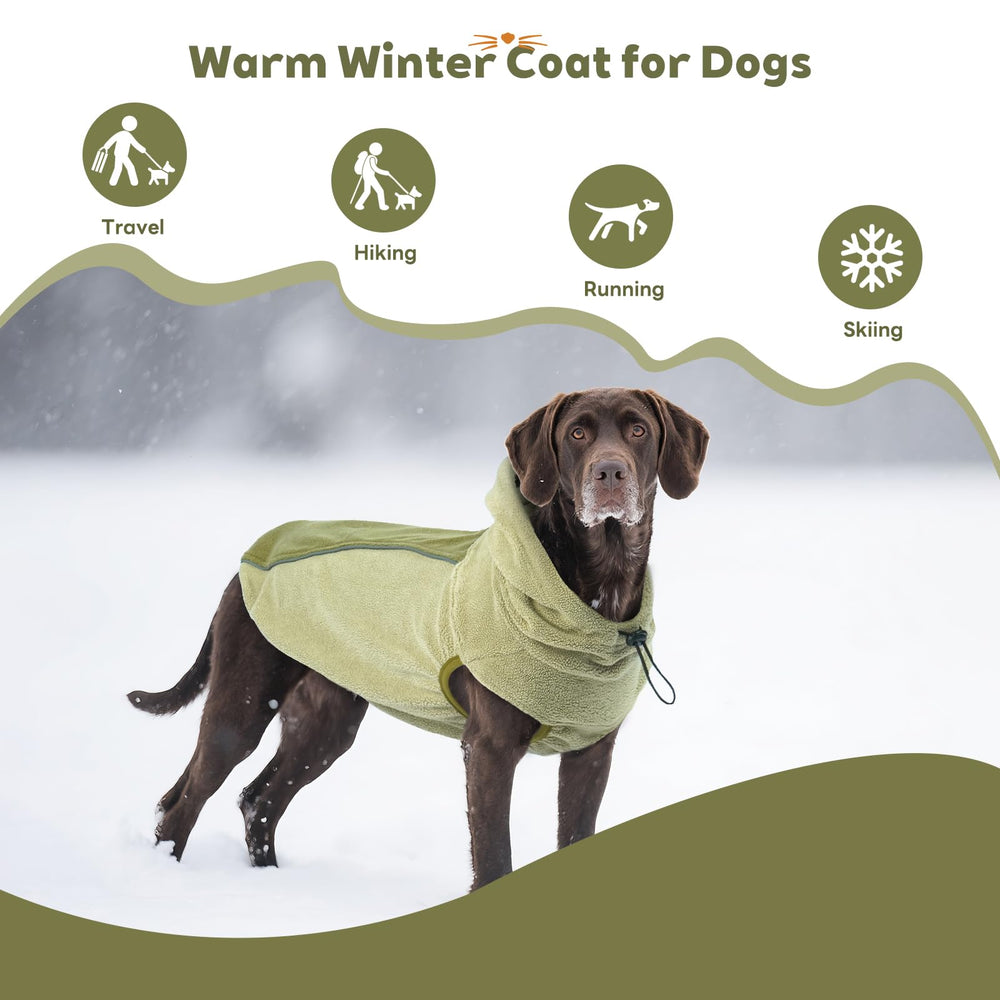 IECOii sudadera verde para gran-danés, práctico y cómodo.