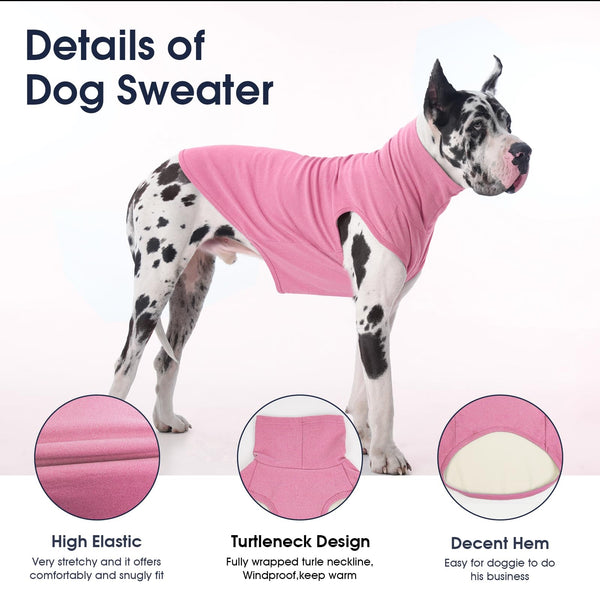 Textura terciopelo suave de IECOii 4XL para perro rosa