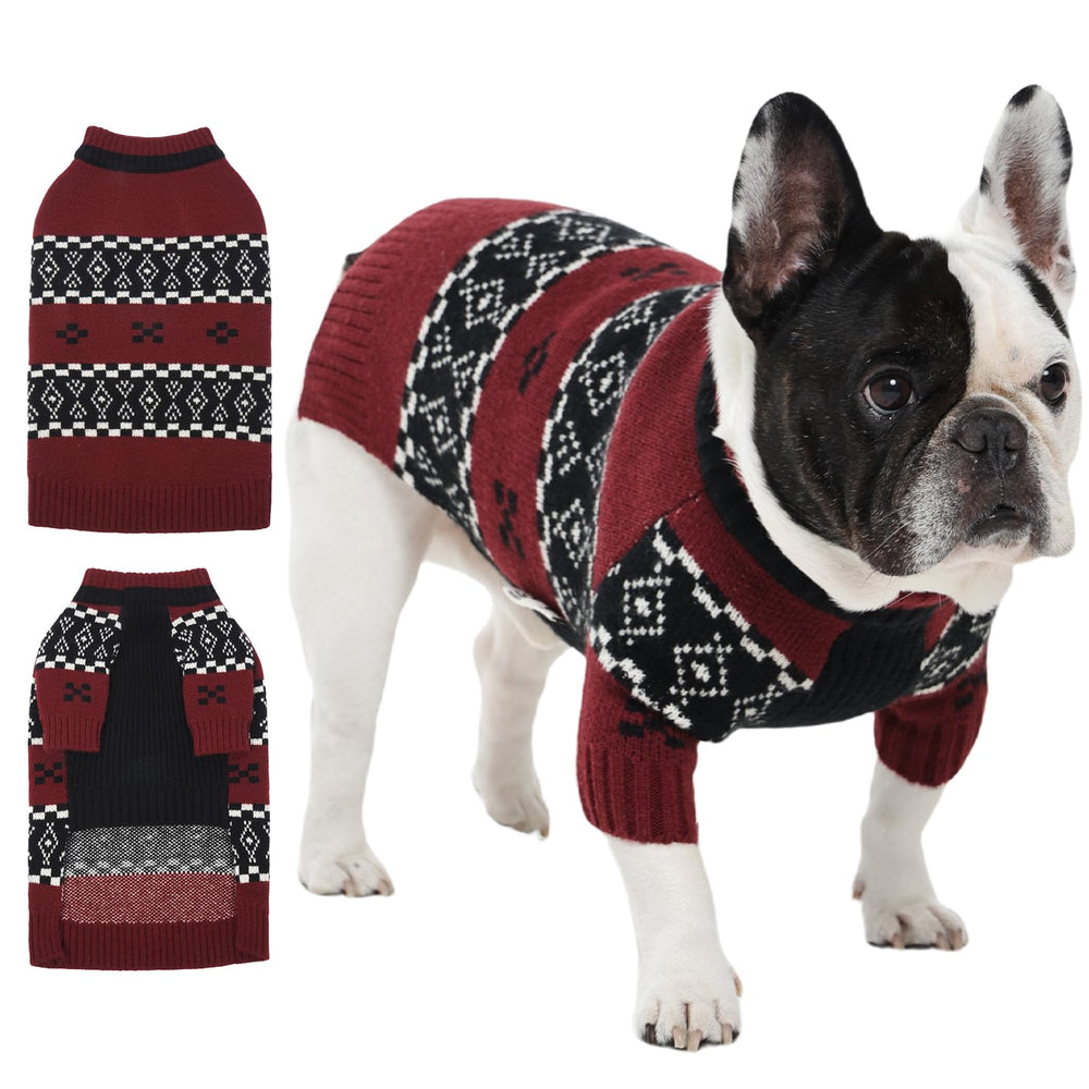IECOii sudadera para perro mediano con cuello alto y calor cómodo