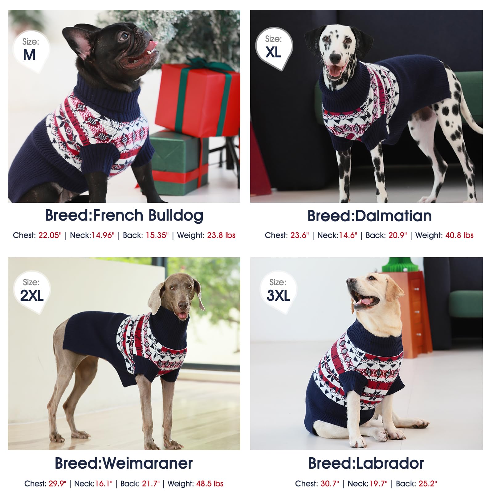 IECOii sudadera para perros con patrón navidad, estilo festivo para eventos.