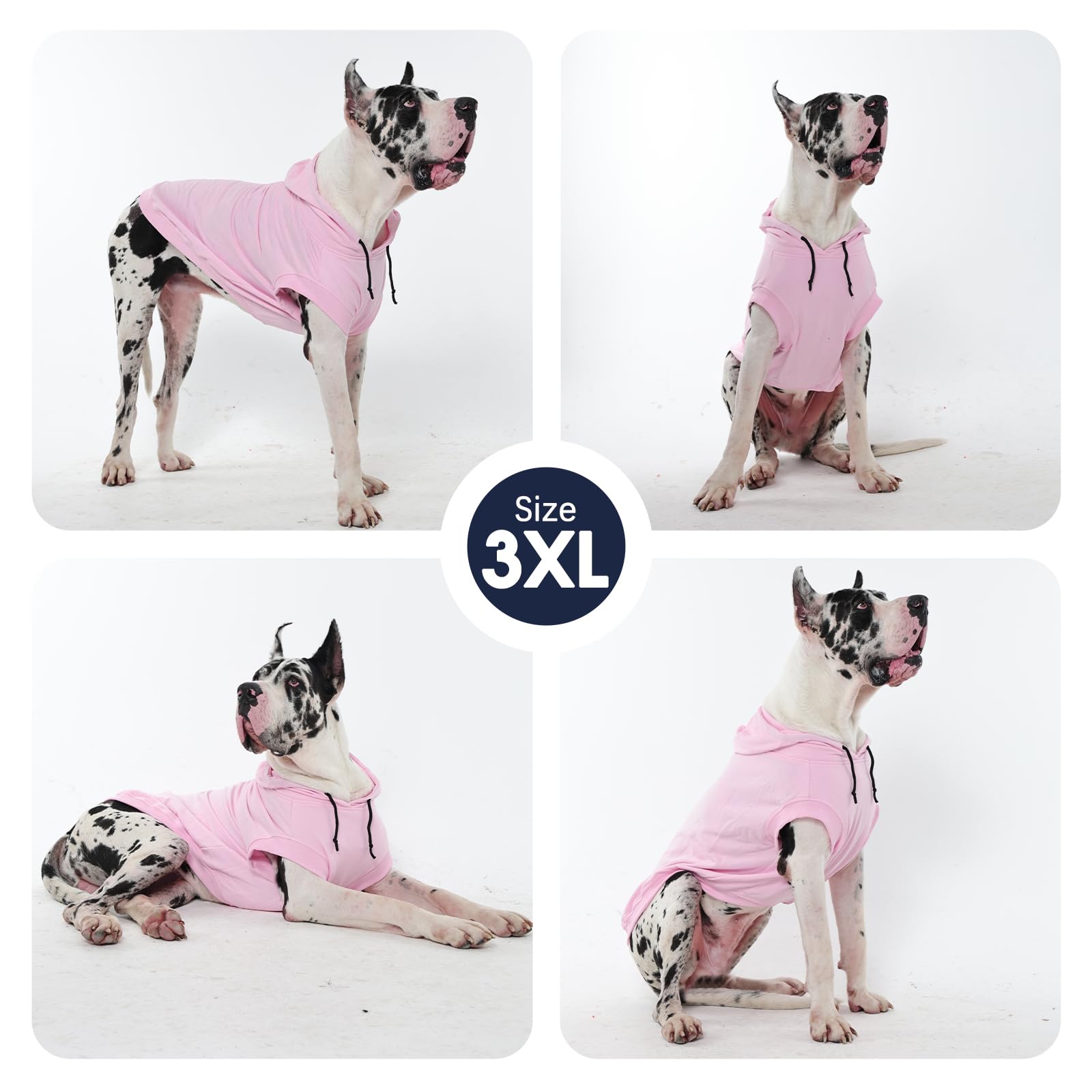 IECOii sudadera para razas grandes, talla 3XL, ideal para paseos y frío.