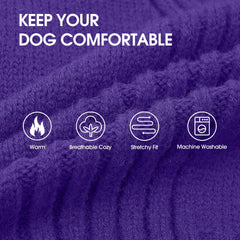 IECOii sudadera para perro, tejido suave que brinda calidez en paseos fríos.