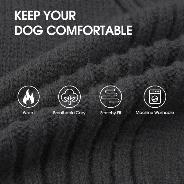 IECOii sudadera XL para perro, material suave acrílico que abraza el pelaje