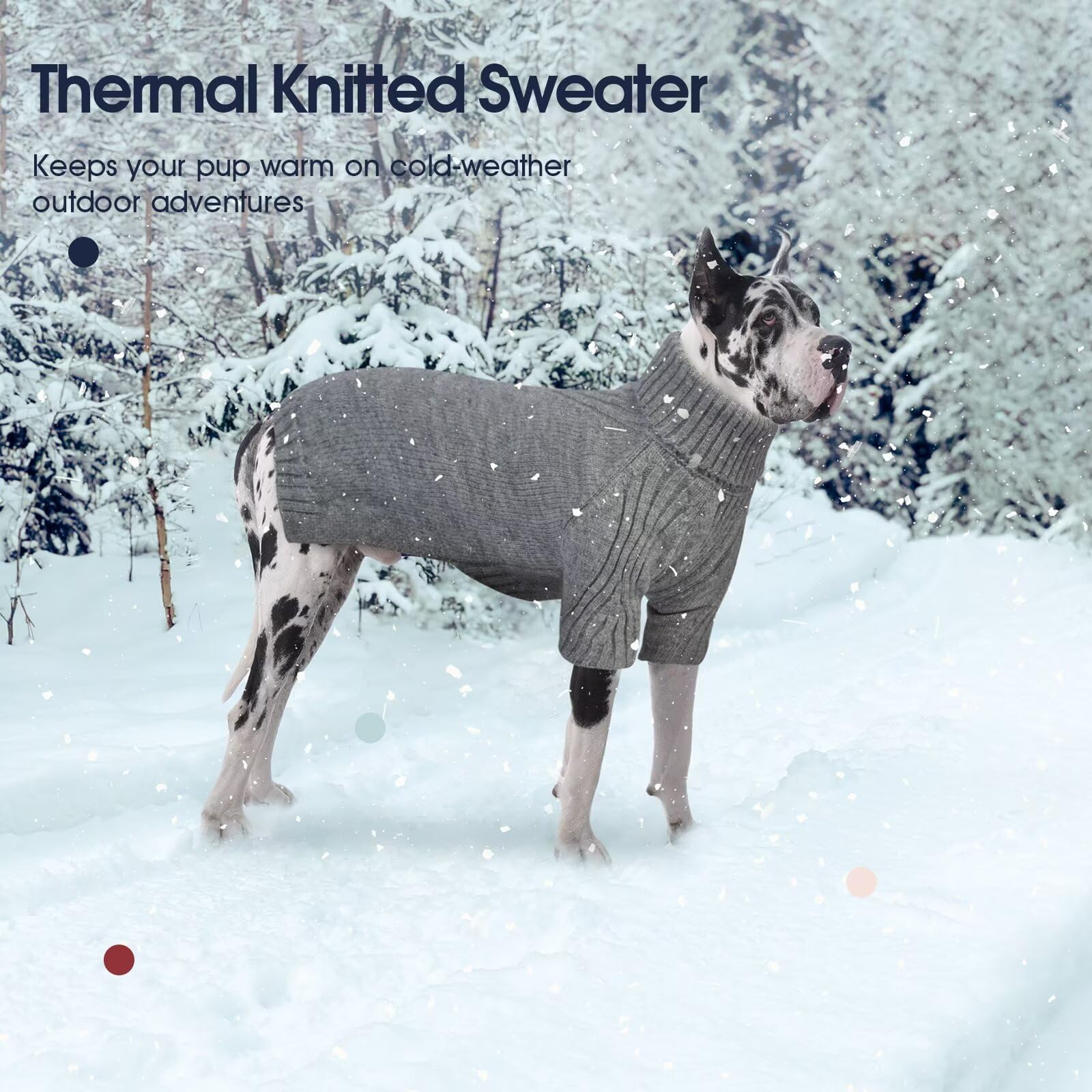 IECOii sueter invernal para Terrier de Boston, calor suave.