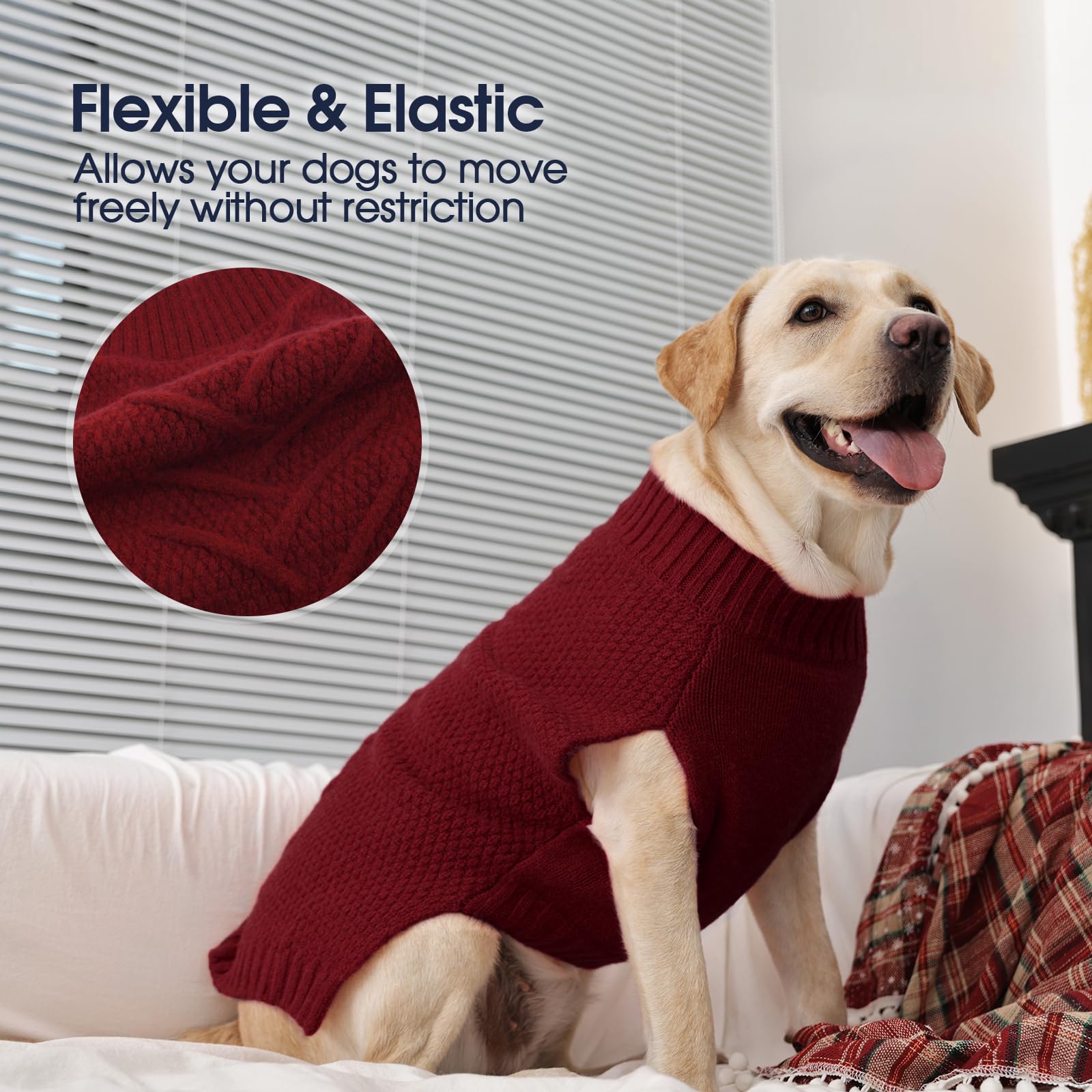 IECOii sueter extragrande, abertura en abdomen para facilitar las pausas.