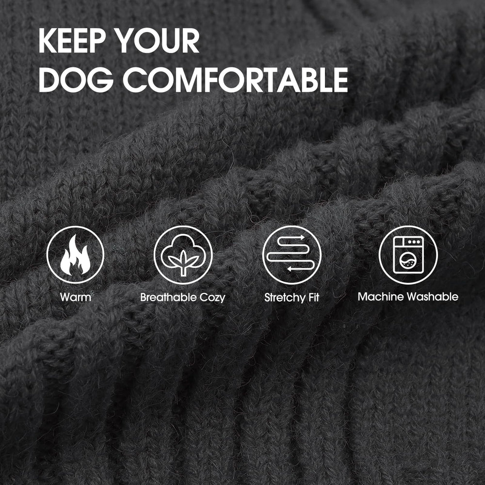 IECOii suéter para perro mediano, tejido acrílico suave, cómodo y fácil de lavar.