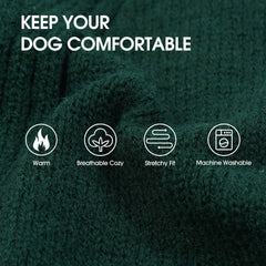 IECOii suéter 4XL para perro dorso: ajuste cómodo para razas grandes
