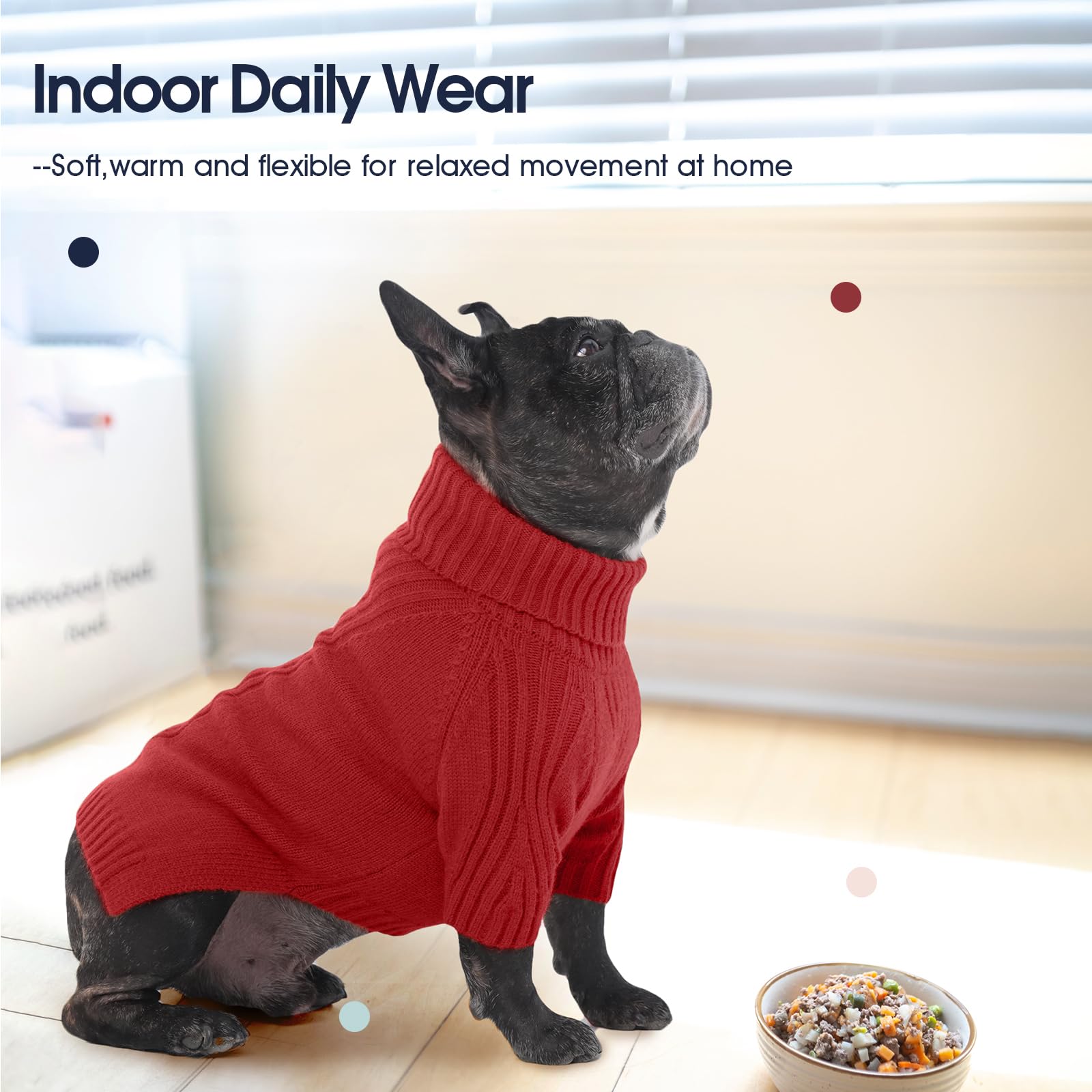 IECOii sueter diseño neutro clasico para perro: combina con cualquier atuendo y eventos.