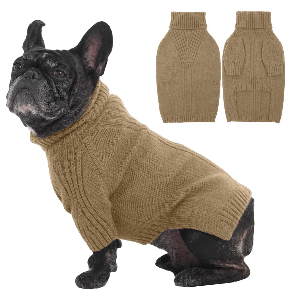 IECOii suéter para perro mediano con manga, cálido para paseos de invierno.