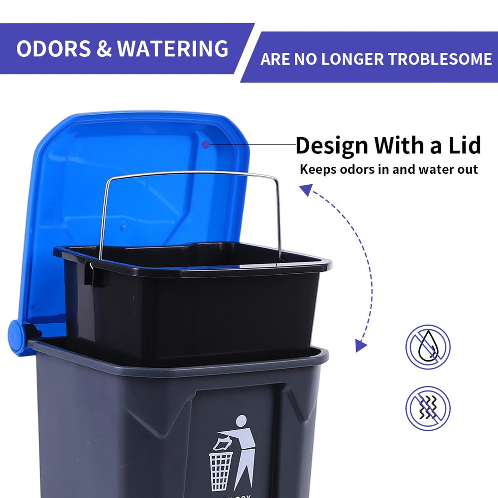 ienjoyed cubo interior desmontable para vaciados fáciles