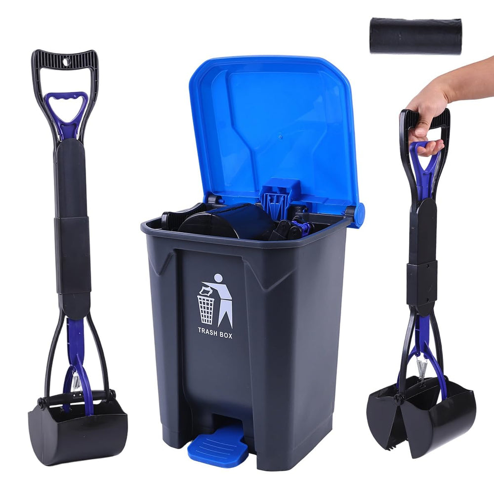 ienjoyed recogedores para perros dos-pack con cubo de 20 L para exterior