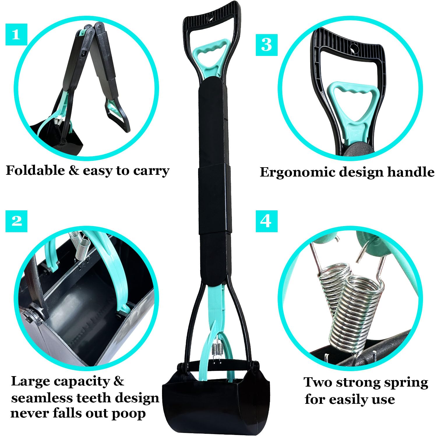 ienjoyed diseño plegable del recolector para guardarlo fácilmente